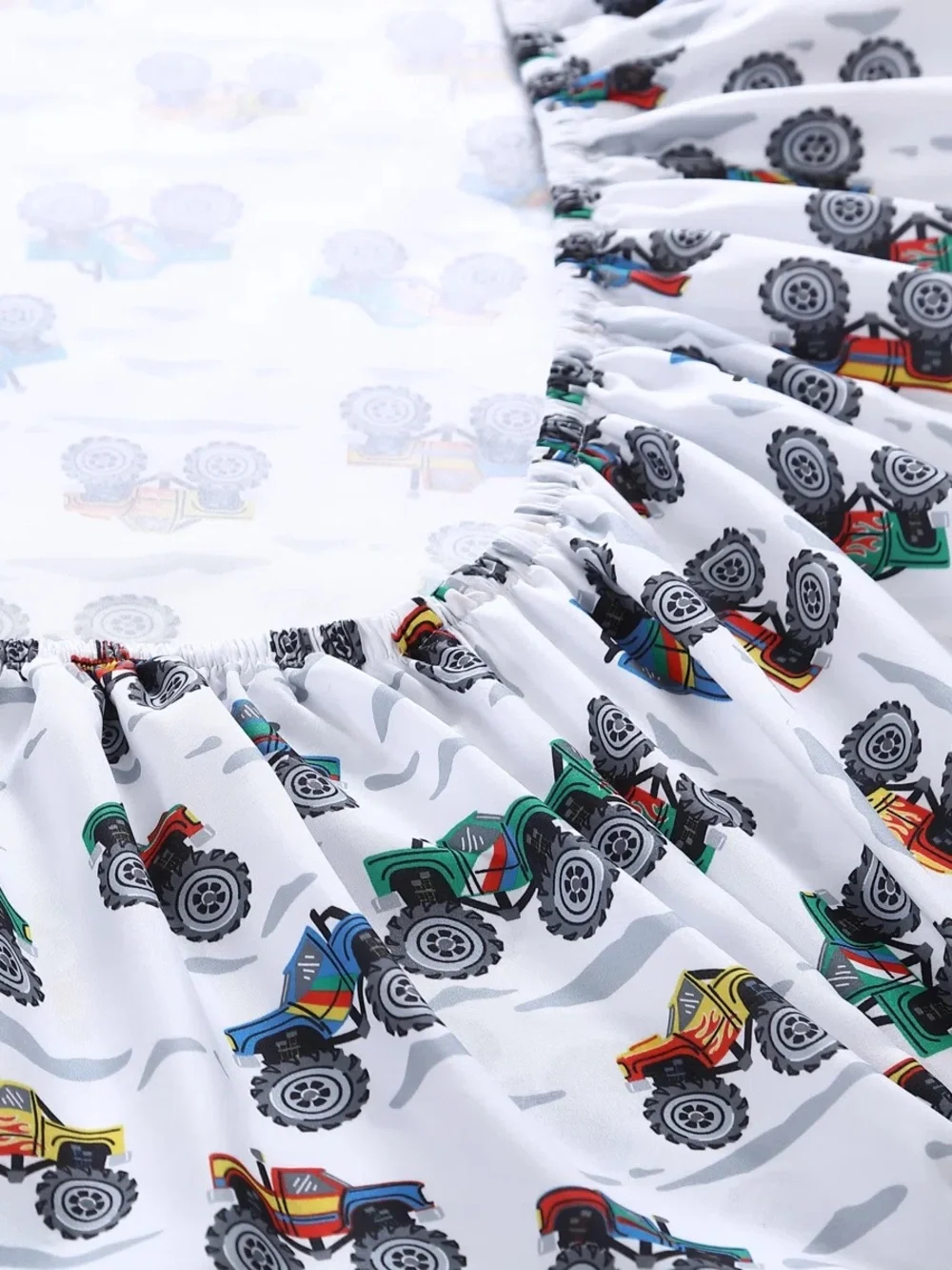 Poppy & Fritz Monster Trucks Microfiber Sheet Sets (Full / Double)